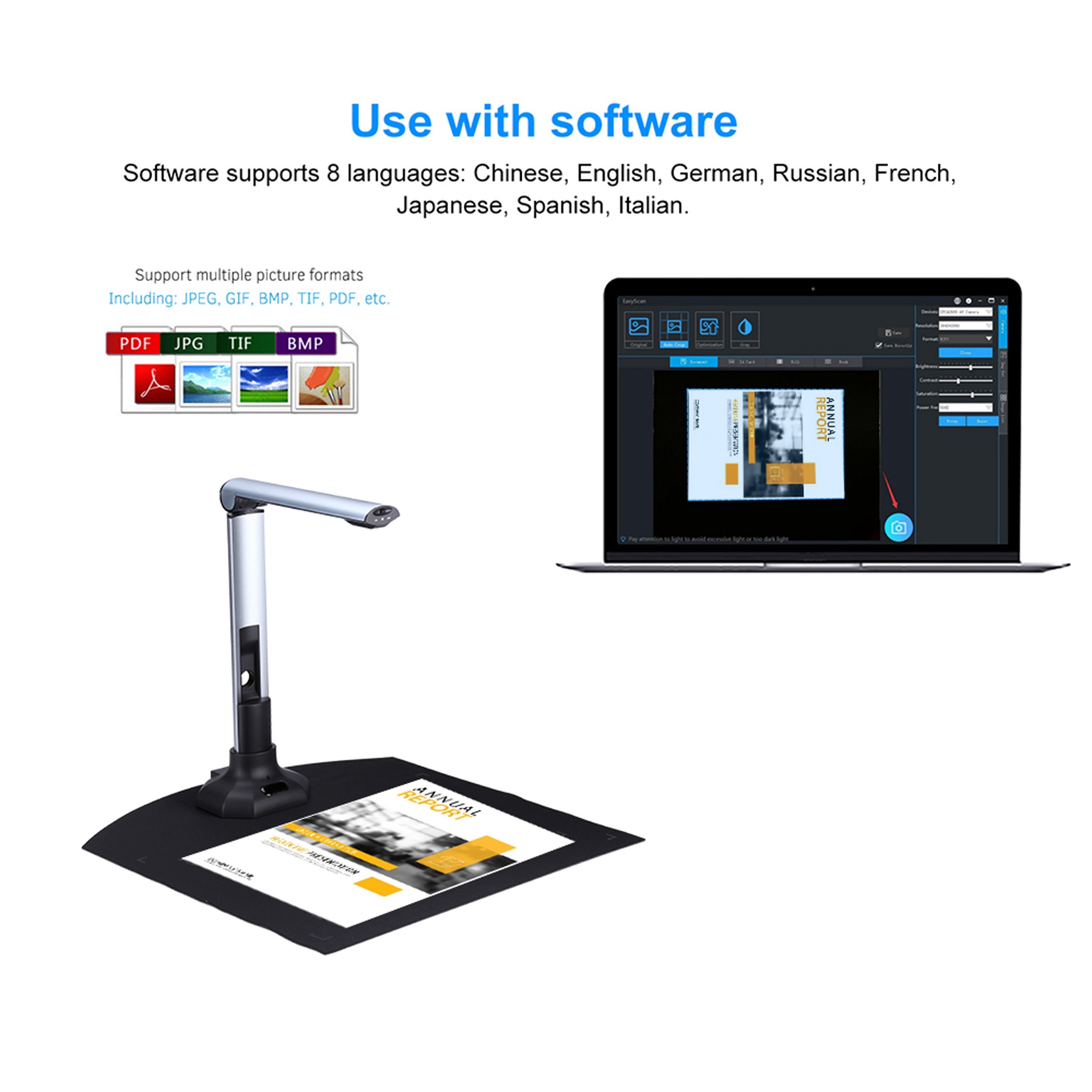 Document Scanner 10MP HD Folda - огляд і ціна Document Scanner Portable