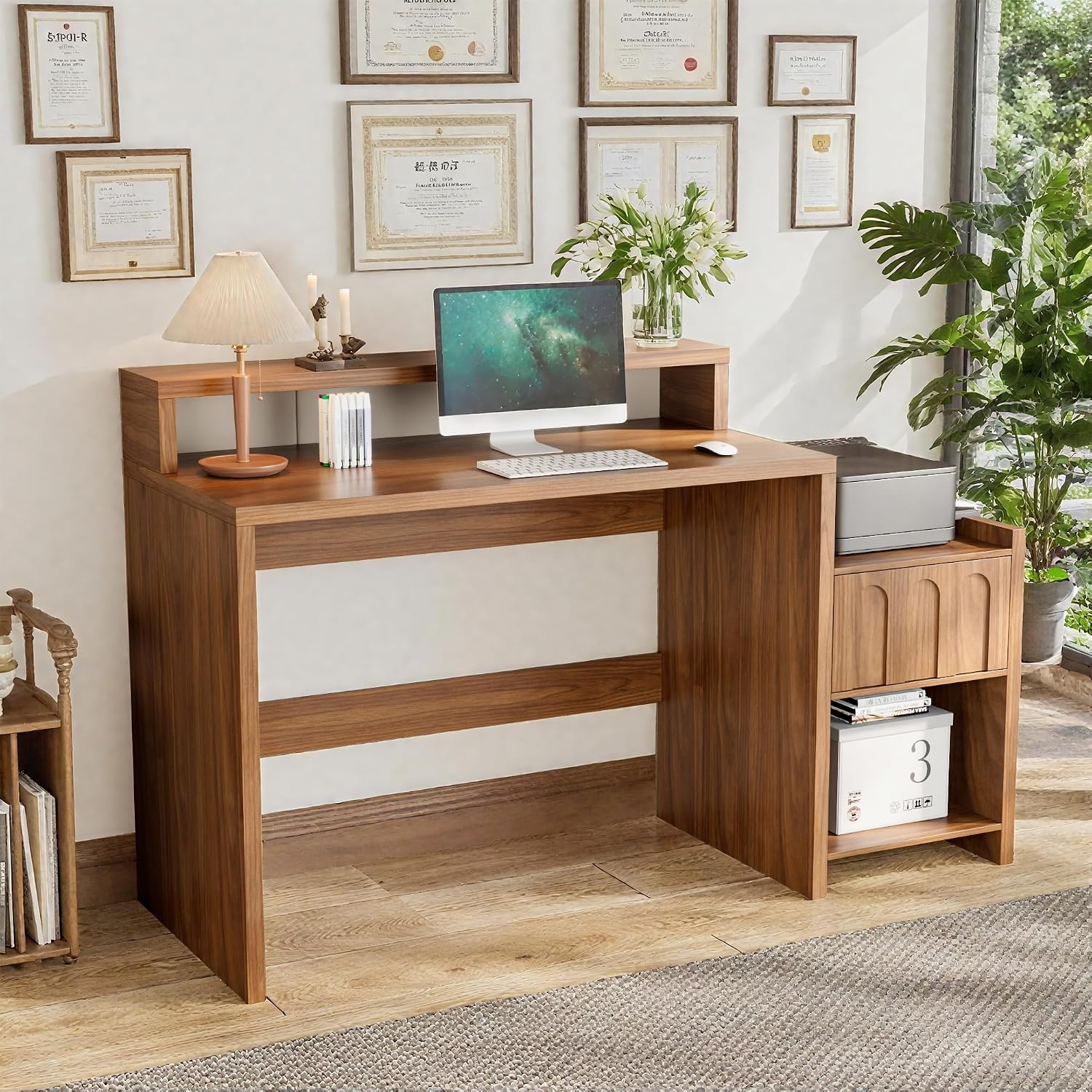 60 Inch Executive Desk with Dr - огляд і ціна Home Office Work Table