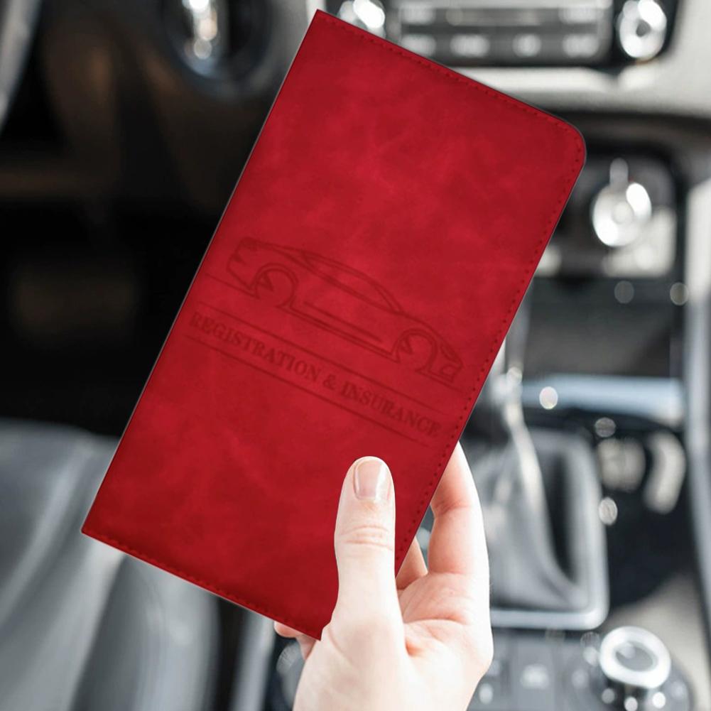 PU Leather Car Registration In - огляд і ціна Document Holder Stand