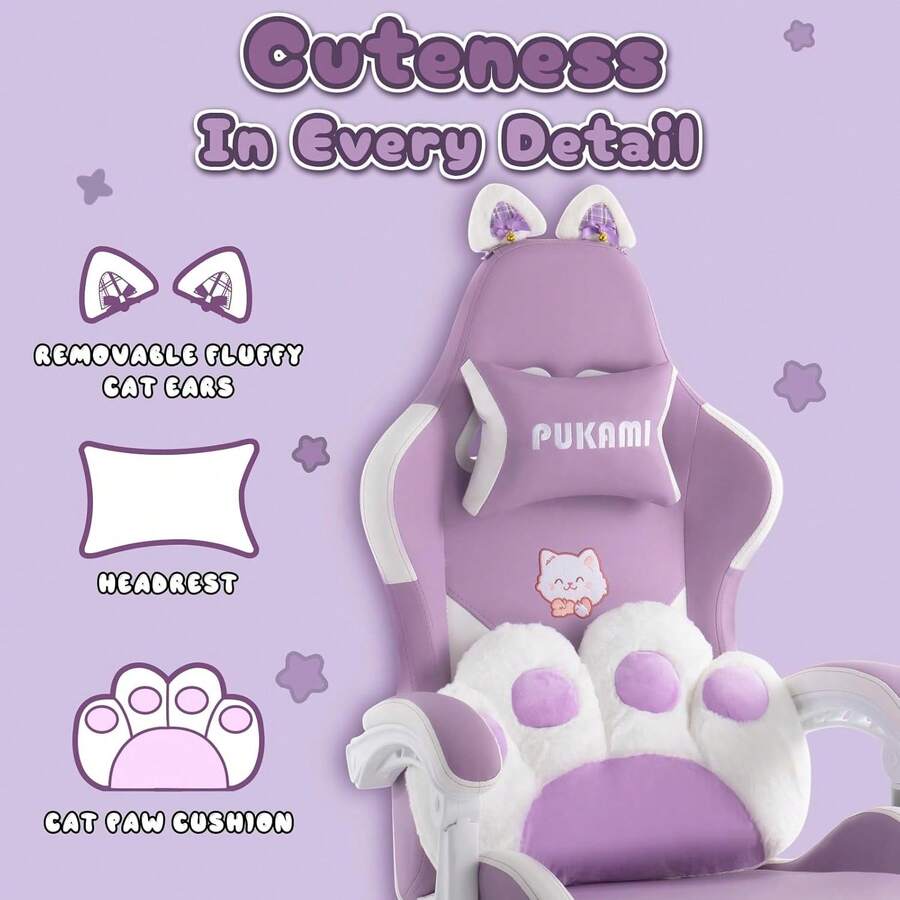 Pink Gaming Chair With Linked  - огляд і ціна Ergonomic Office Chair